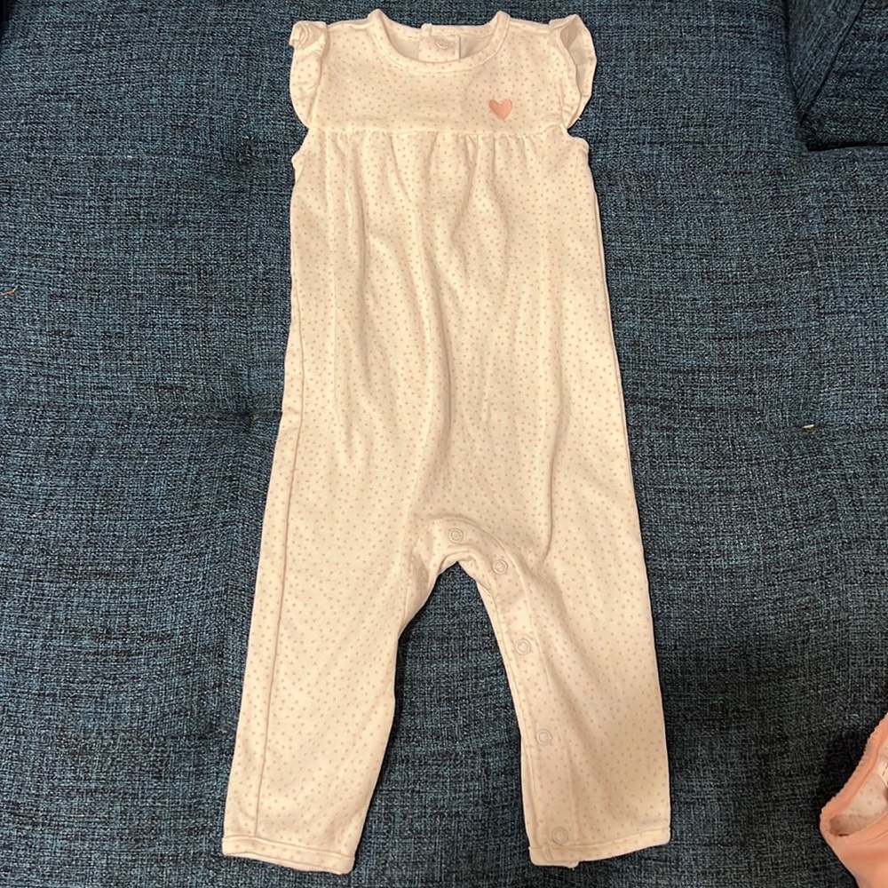 Bodysuit and matching cardigan - baby size 9M